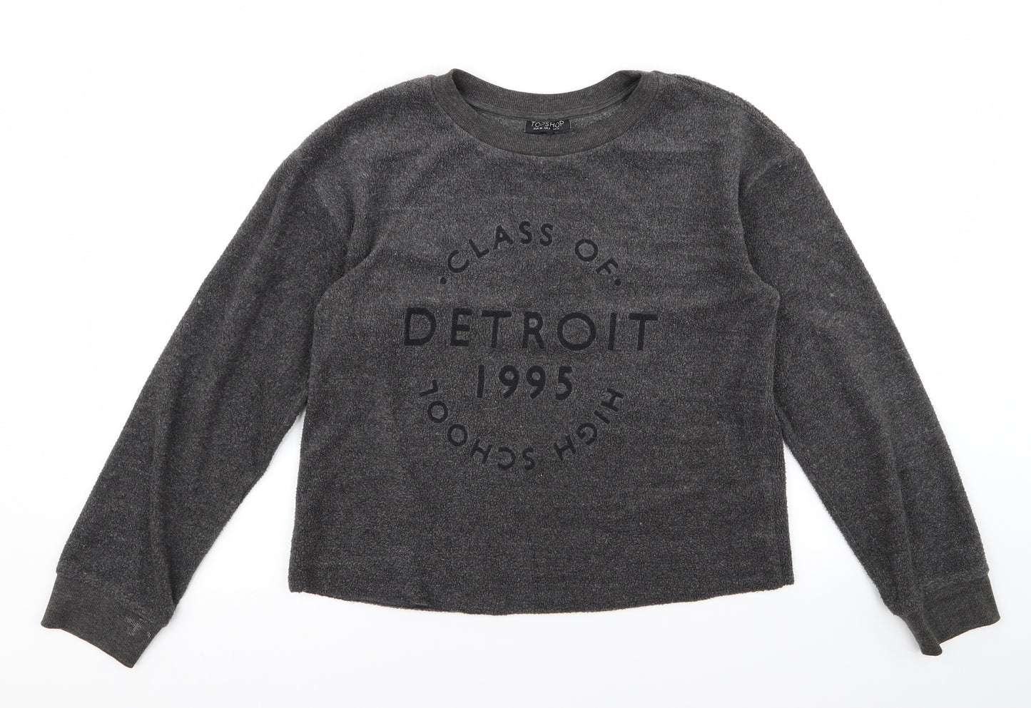 Topshop Womens Grey   Pullover Jumper Size 8