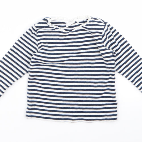 NEXT Baby Black Striped  Tunic T-Shirt Size 12 Months