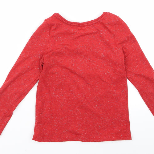 Nutmeg Girls Red   Basic T-Shirt Size 9 Years