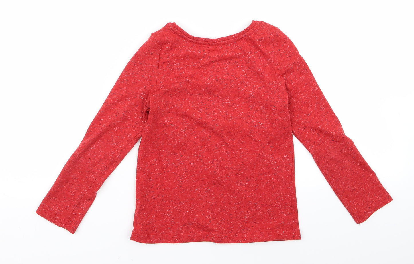 Nutmeg Girls Red   Basic T-Shirt Size 9 Years