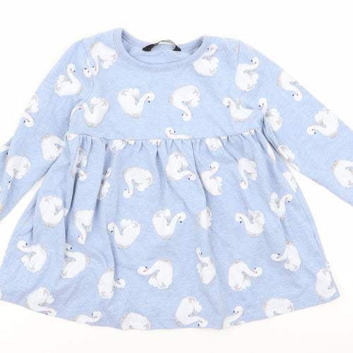 georg Baby Blue Animal Print  A-Line  Size 12 Months