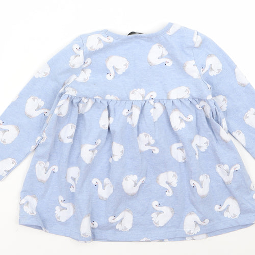 georg Baby Blue Animal Print  A-Line  Size 12 Months