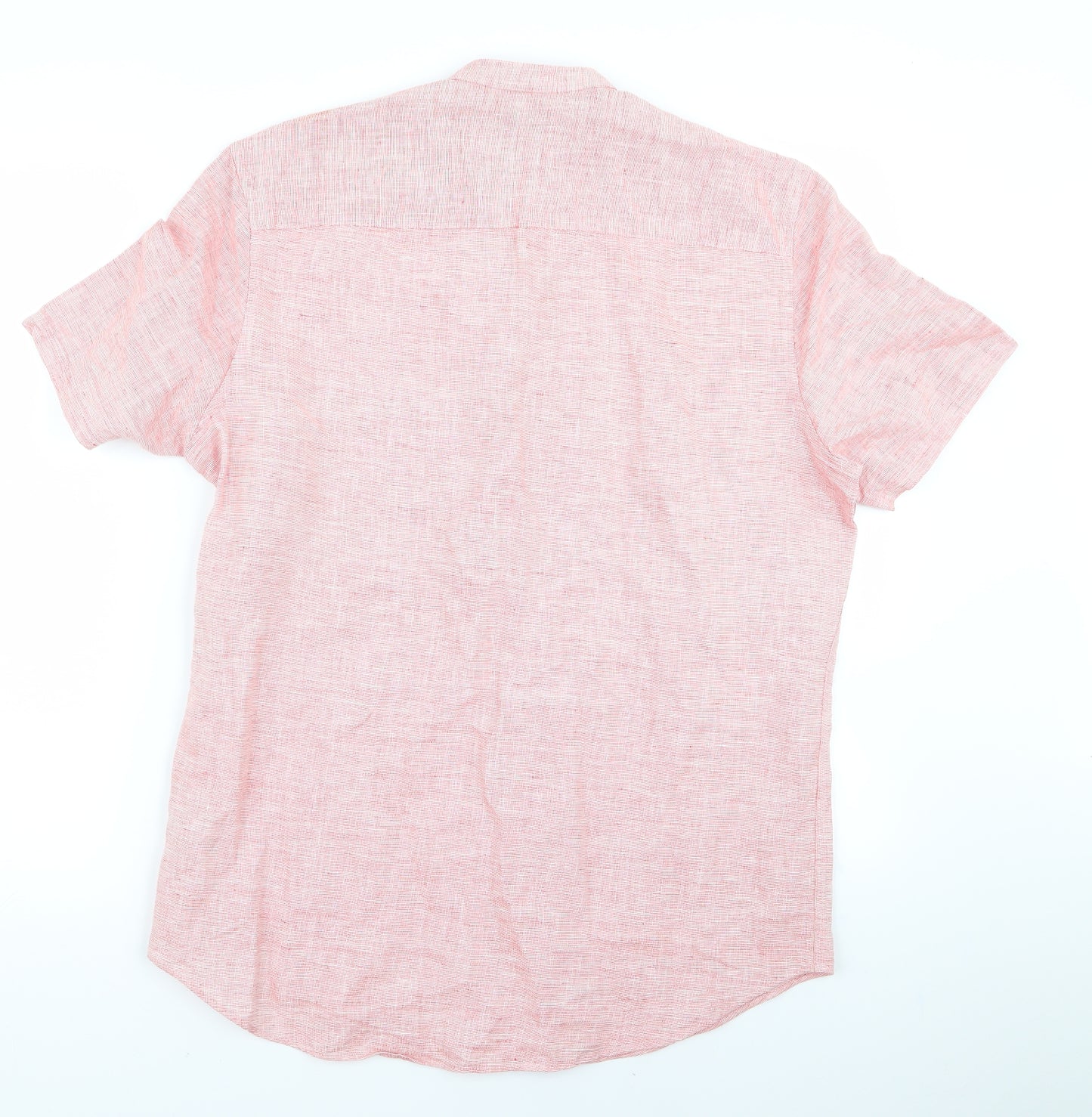 NEXT Mens Pink    Button-Up Size M