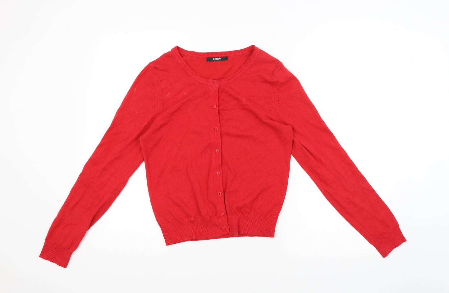 George Womens Red   Pullover Jumper Size 8