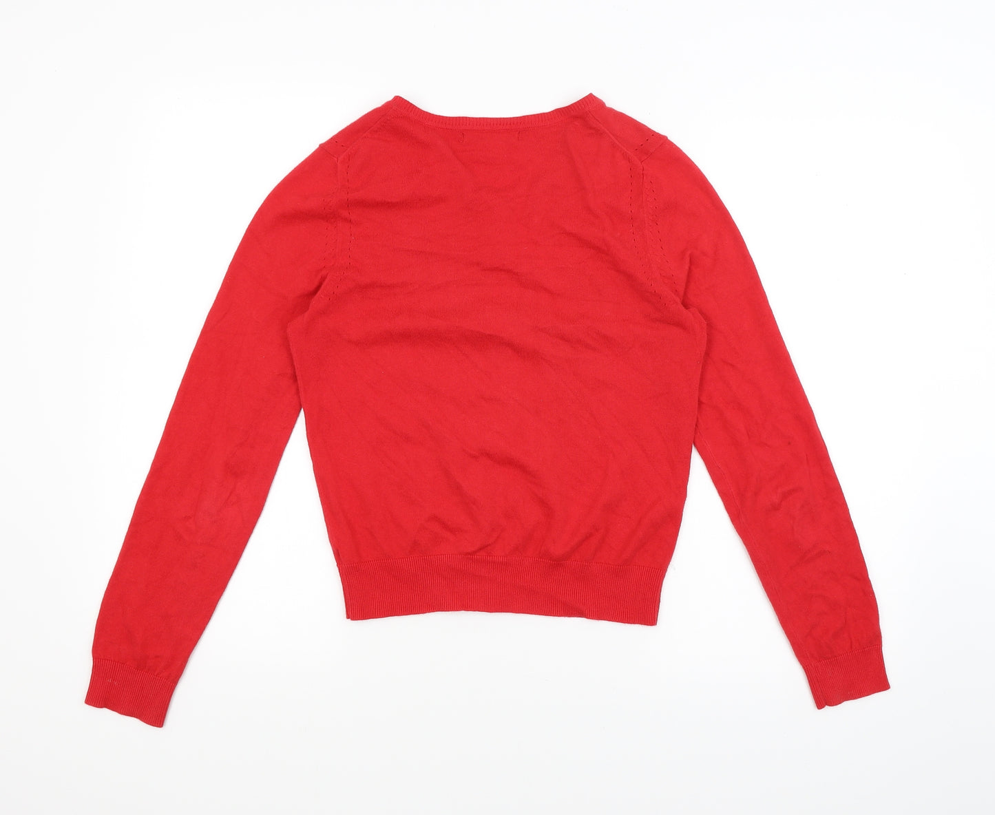 George Womens Red   Pullover Jumper Size 8