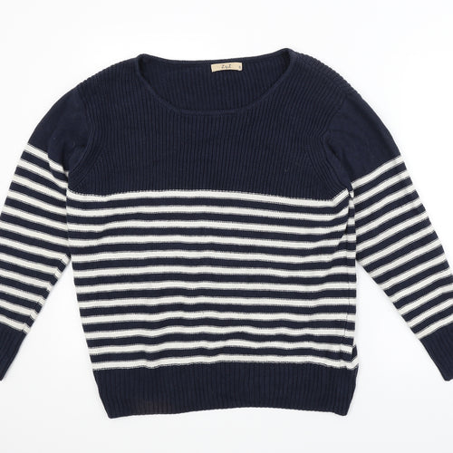 Z by Z Mens Blue Striped  Pullover Jumper Size S