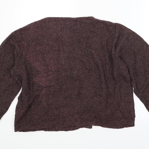 GreenHouse Womens Red   Cardigan Jumper Size 14  - Cropped