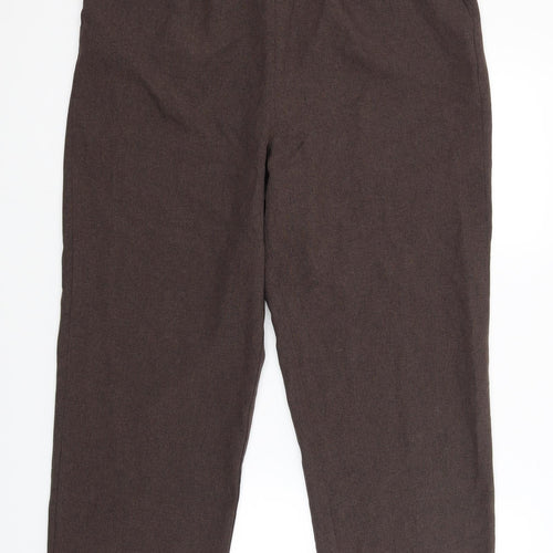 BM Collection Womens Brown   Trousers  Size 16 L25 in