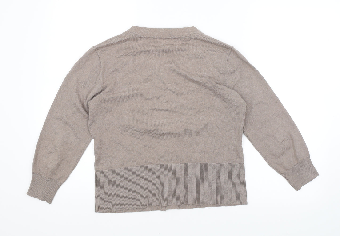 Green Point Womens Grey   Cardigan Jumper Size 12