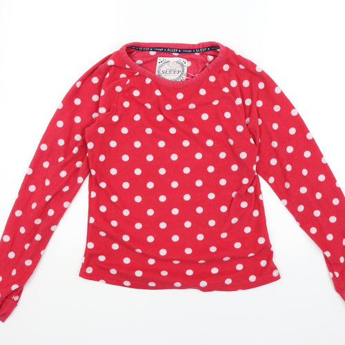 Debenhams Womens Pink Polka Dot  Pullover Jumper Size 8