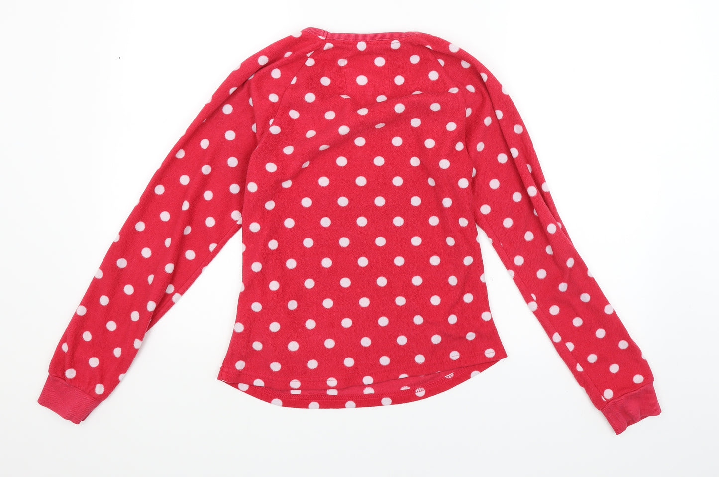 Debenhams Womens Pink Polka Dot  Pullover Jumper Size 8