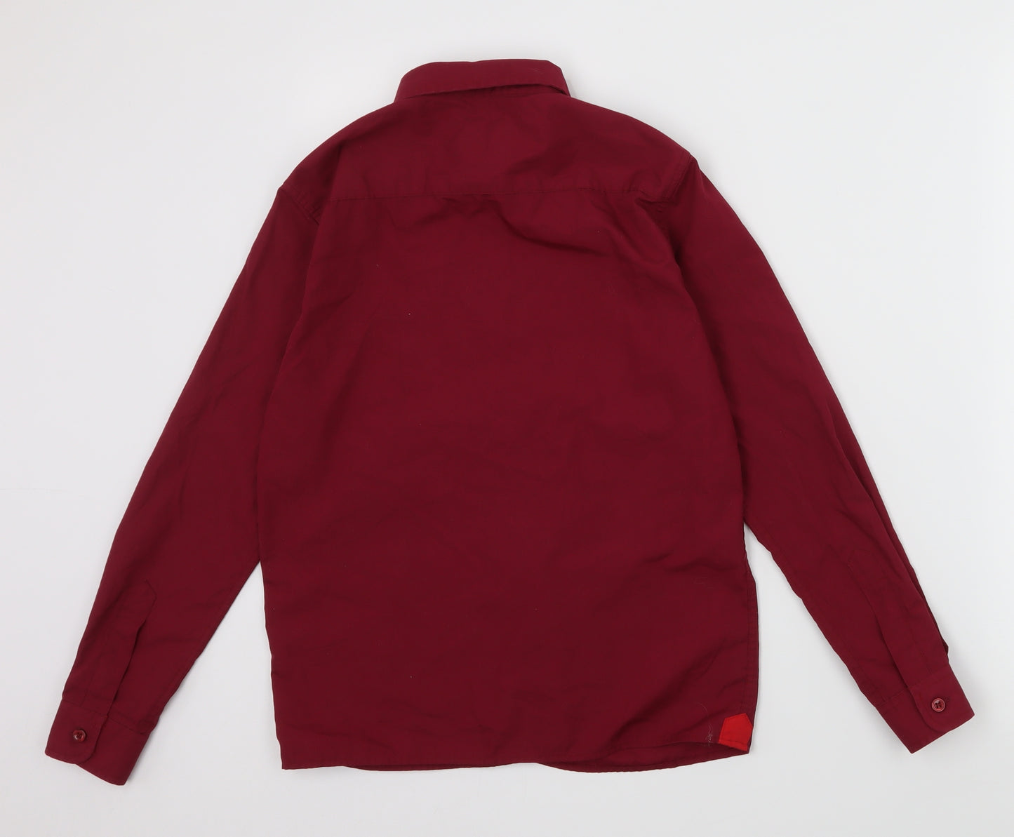 NYC GB Boys Red   Basic Button-Up Size 12 Years