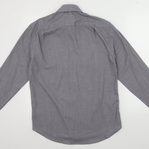 George Mens Grey    Button-Up Size 15.5