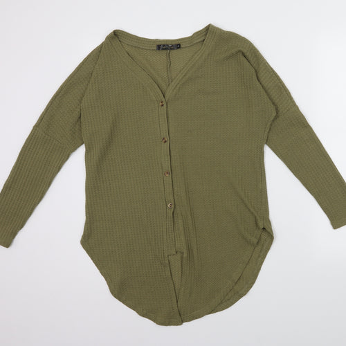 Yidarton Womens Green   Cardigan Jumper Size S