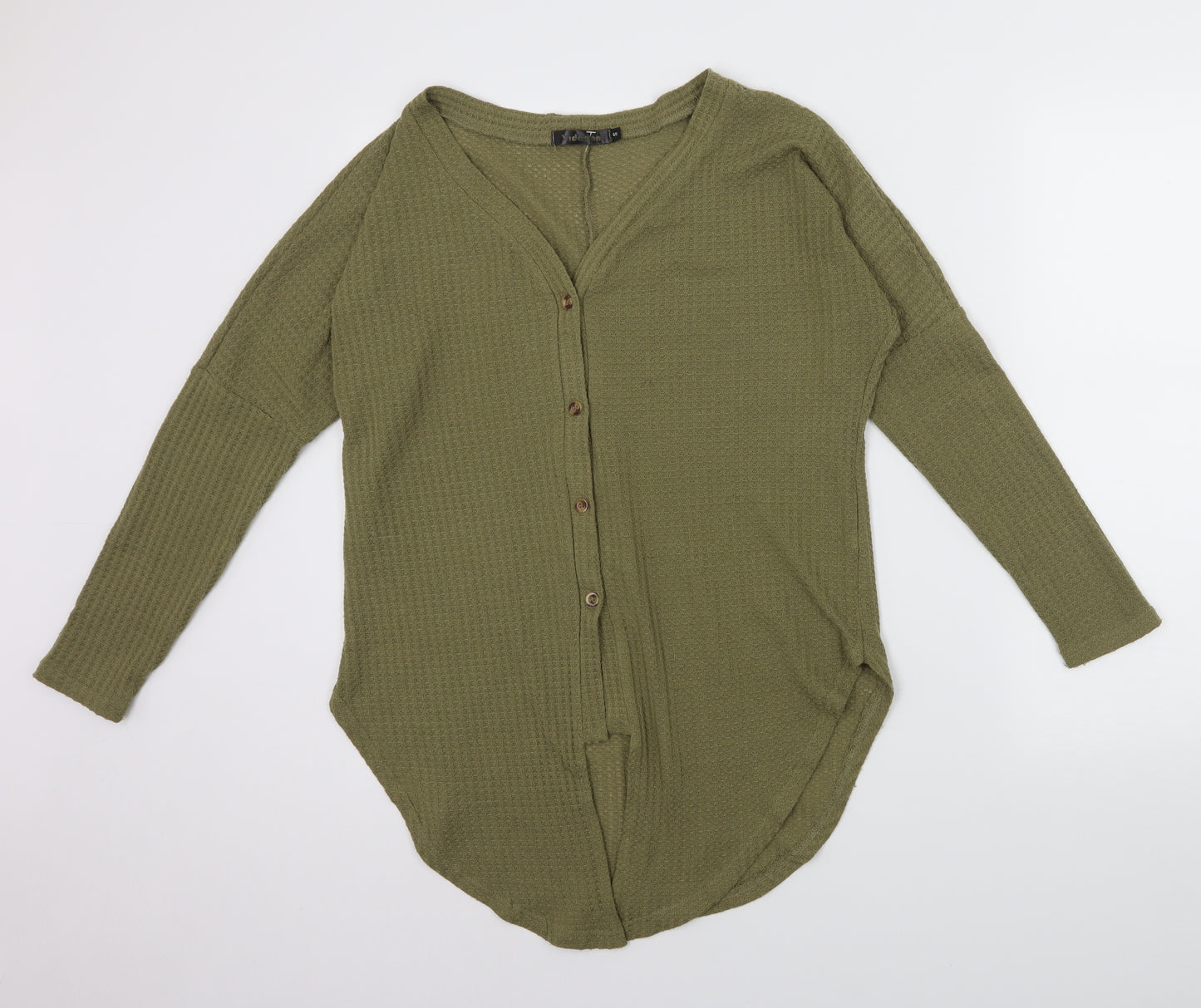 Yidarton Womens Green   Cardigan Jumper Size S
