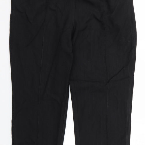 M&S Womens Black   Trousers  Size 16 L26 in