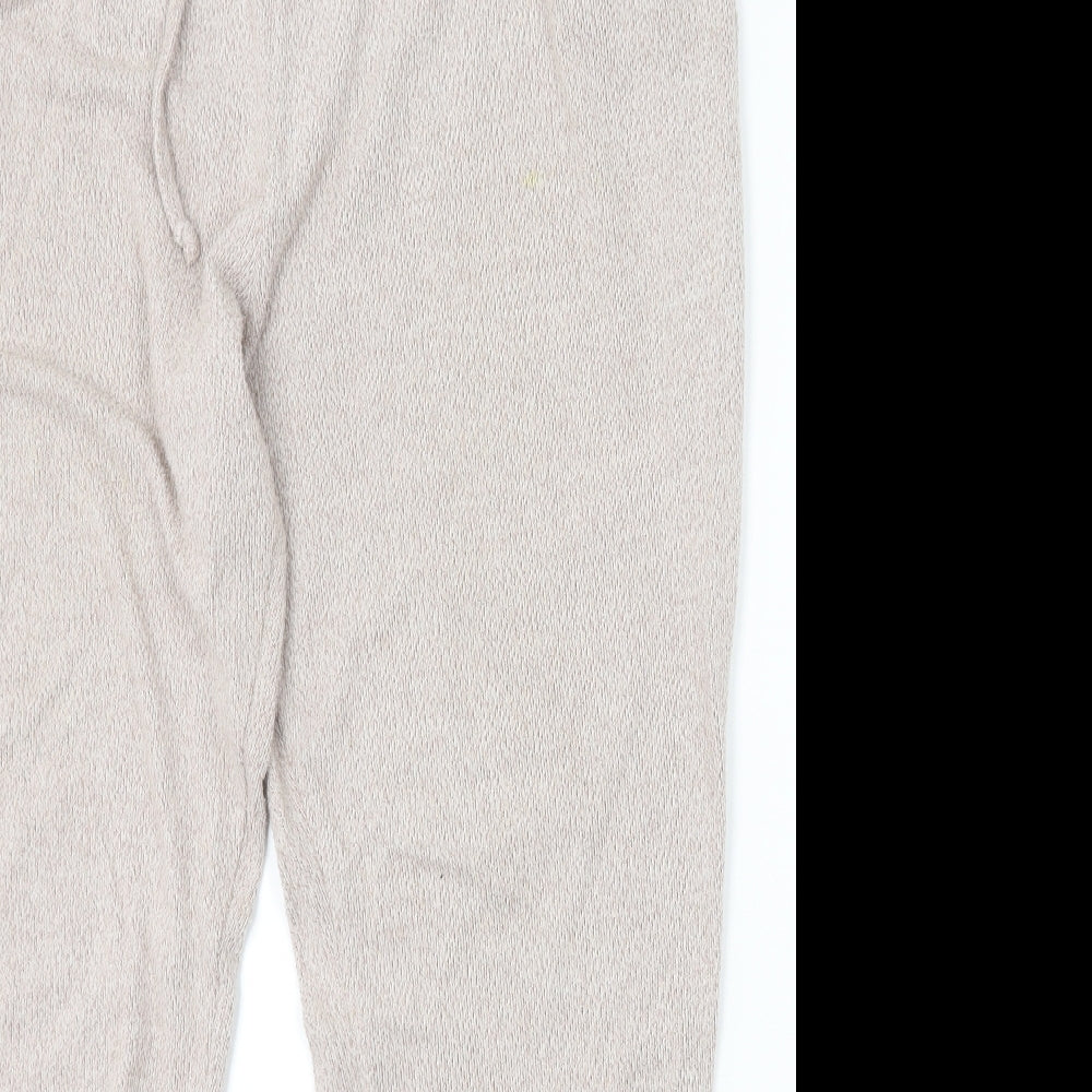 TU Womens Beige   Jogger Trousers Size 16 L30 in
