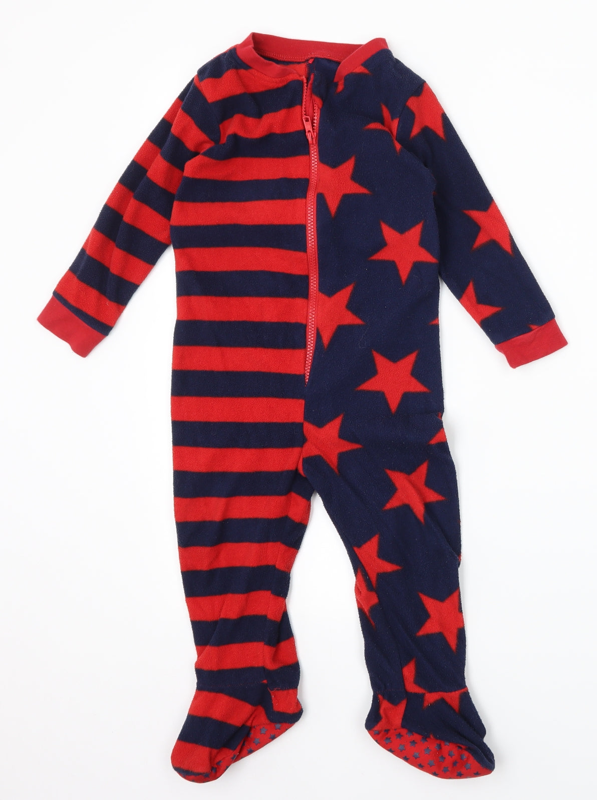 George Boys Blue Striped   One Piece Size 2-3 Years  - Onsie