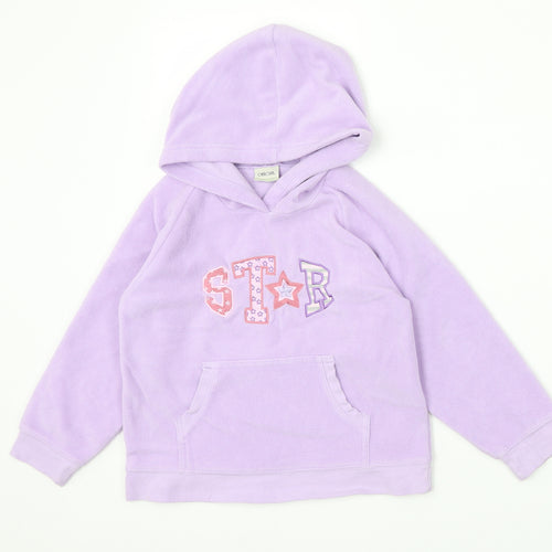 Cherokee Girls Pink   Pullover Hoodie Size 4-5 Years  - star