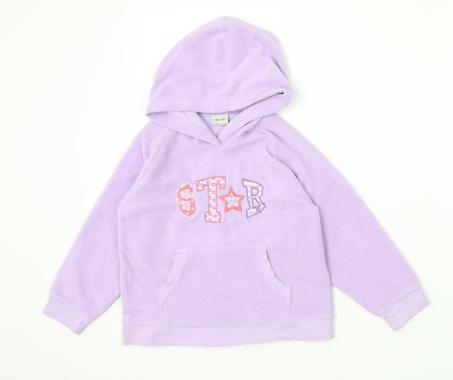 Cherokee Girls Pink   Pullover Hoodie Size 4-5 Years  - star