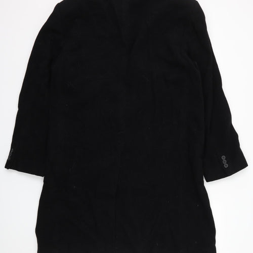 Aldon Mens Black   Overcoat Coat Size L