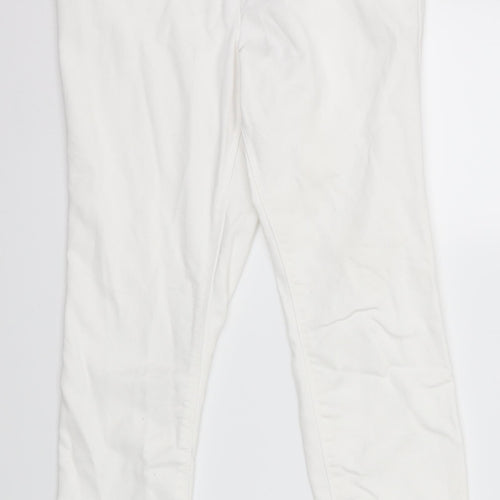 Demin Co Womens White   Straight Jeans Size 8