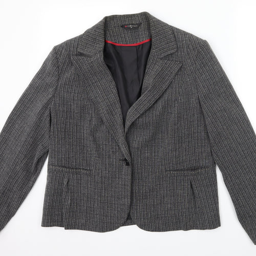 Bm collection Womens Grey   Jacket Blazer Size 18