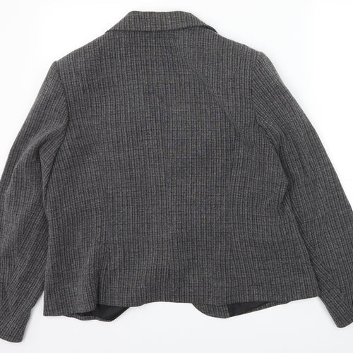 Bm collection Womens Grey   Jacket Blazer Size 18