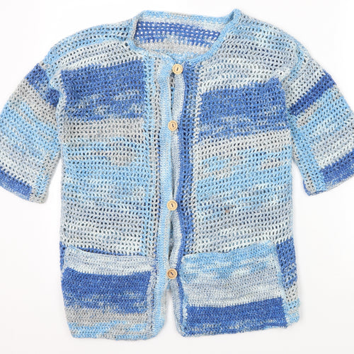 Preworn Womens Blue   Cardigan Jumper Size M