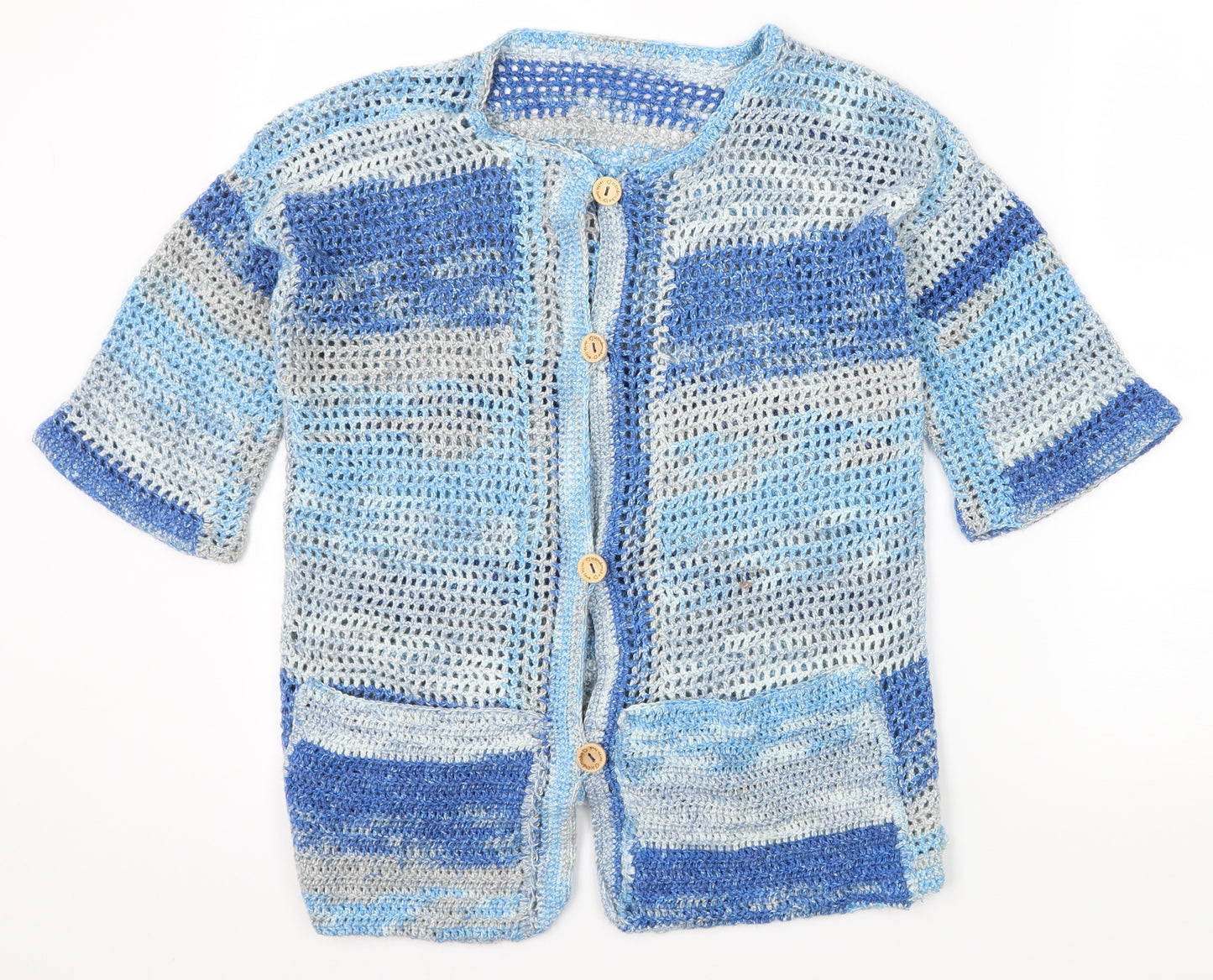 Preworn Womens Blue   Cardigan Jumper Size M