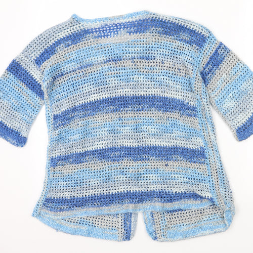 Preworn Womens Blue   Cardigan Jumper Size M