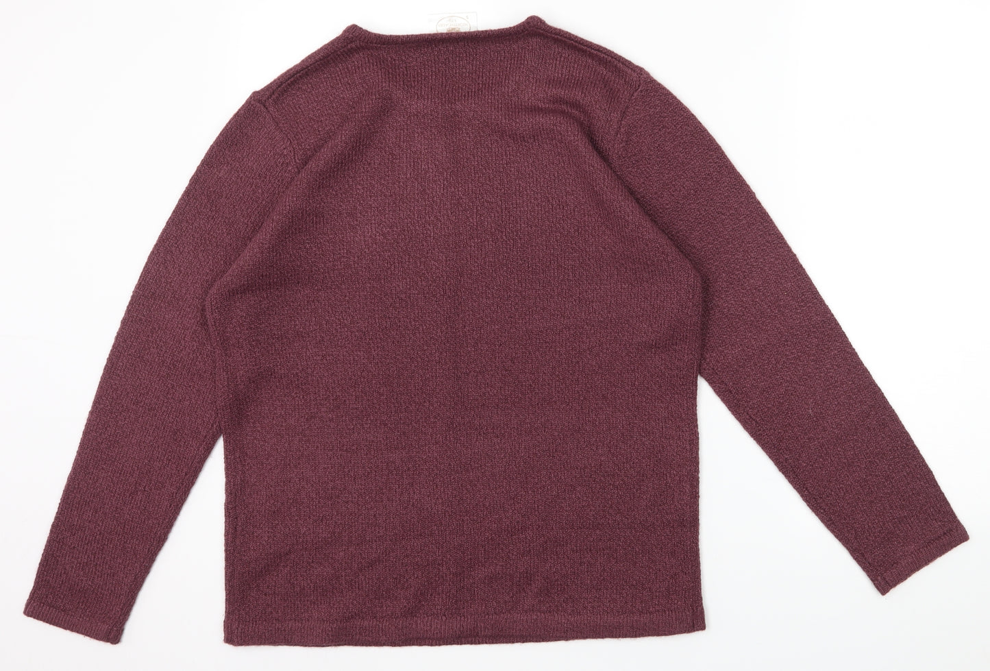 Nightingales Mens Purple   Pullover Jumper Size S