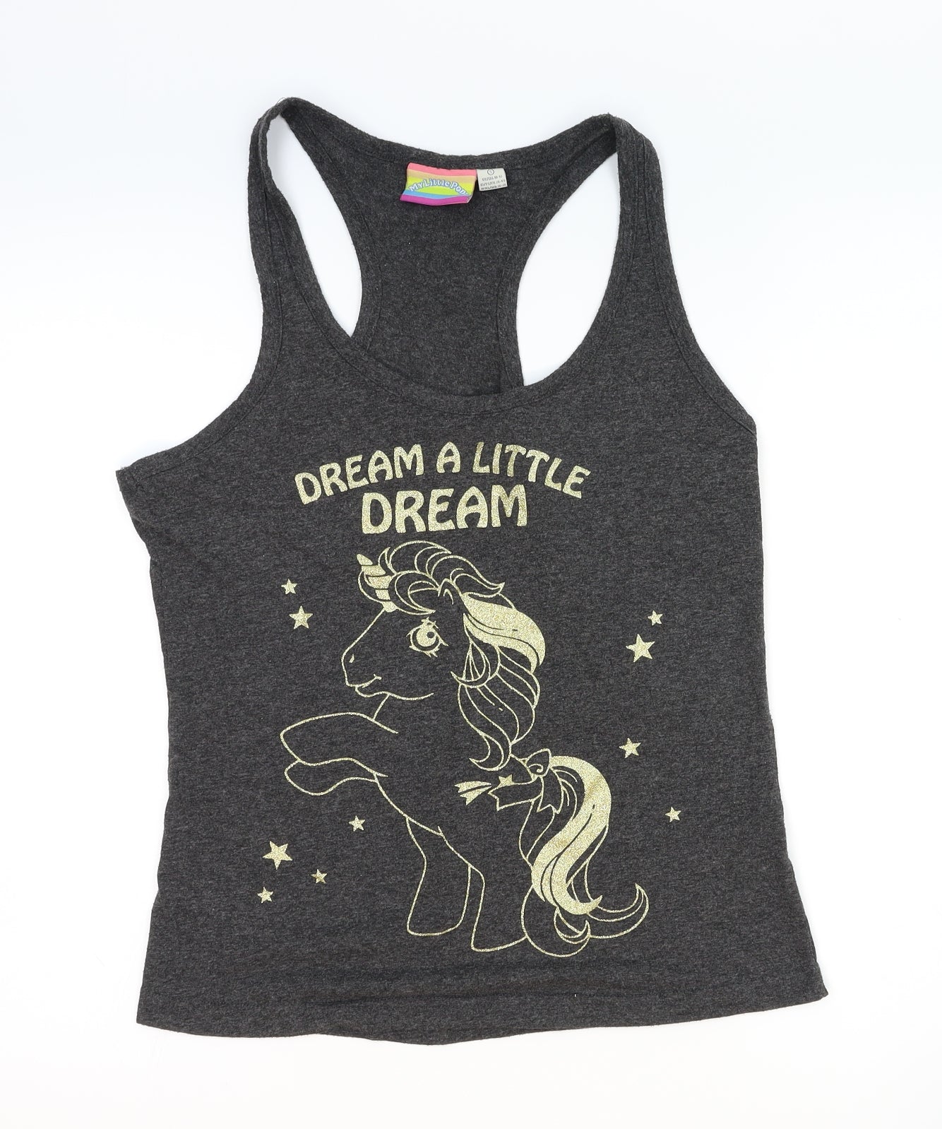 Primark Womens Grey  Jersey Camisole Tank Size S  - My Little Pony