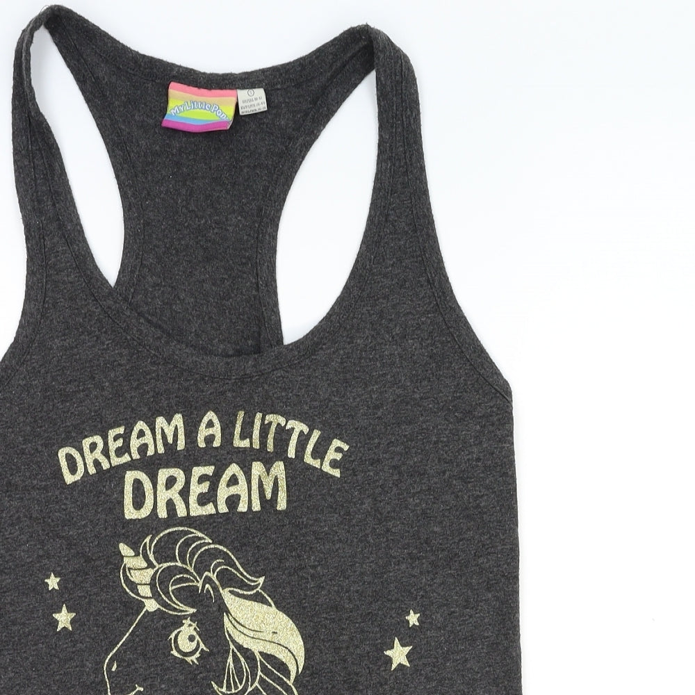 Primark Womens Grey  Jersey Camisole Tank Size S  - My Little Pony