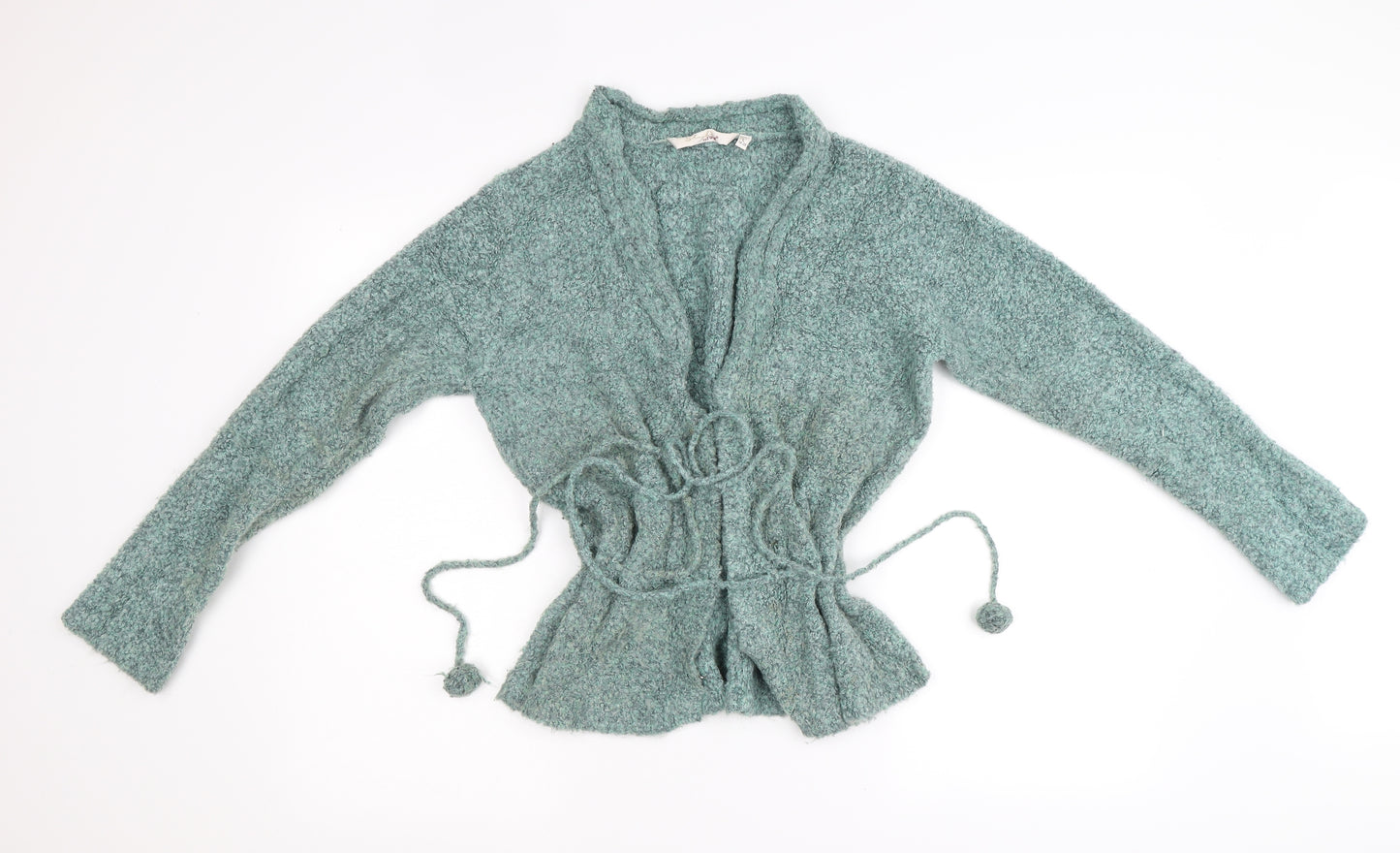 EWM Womens Green  Knit Cardigan Jumper Size 18