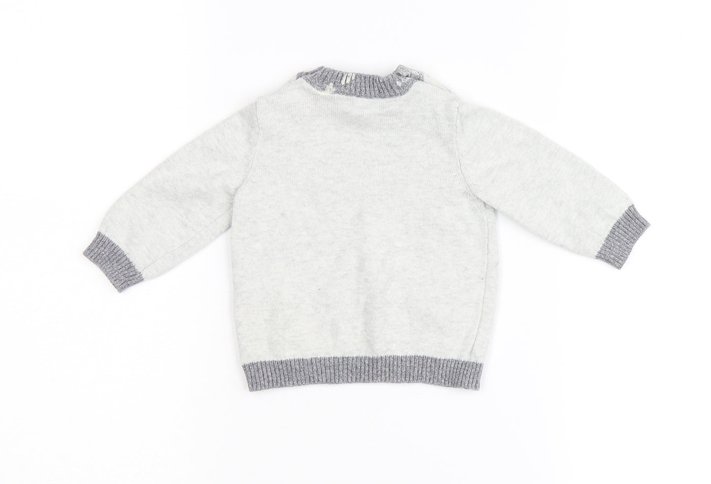 TU Baby Grey  Flannel Pullover Casual Size 0-3 Months