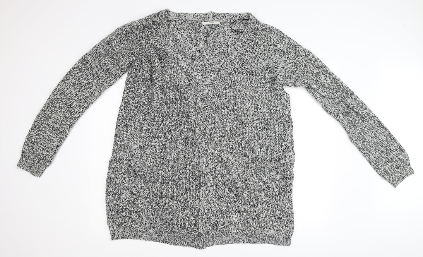 George Womens Grey  Knit Cardigan Jumper Size 16