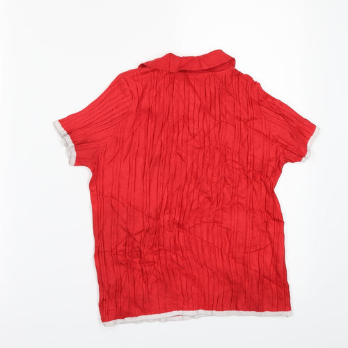River Island Girls Red   Pullover Jumper Size 11-12 Years
