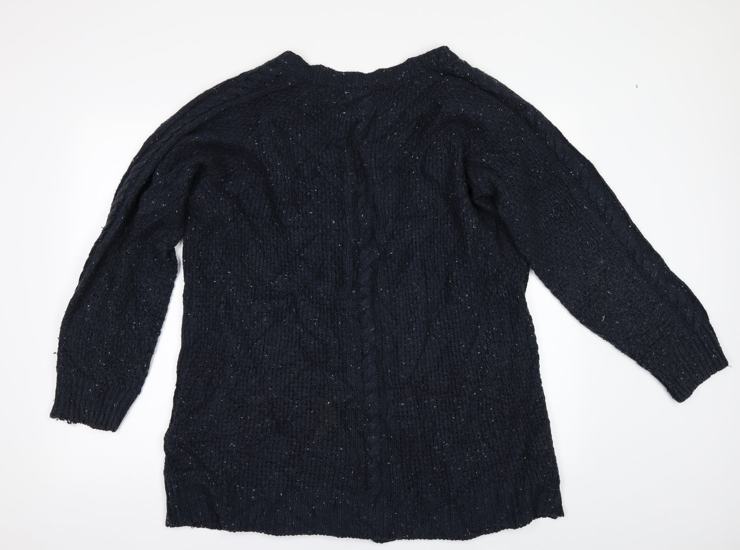 Papaya Womens Black   Cardigan Jumper Size 14
