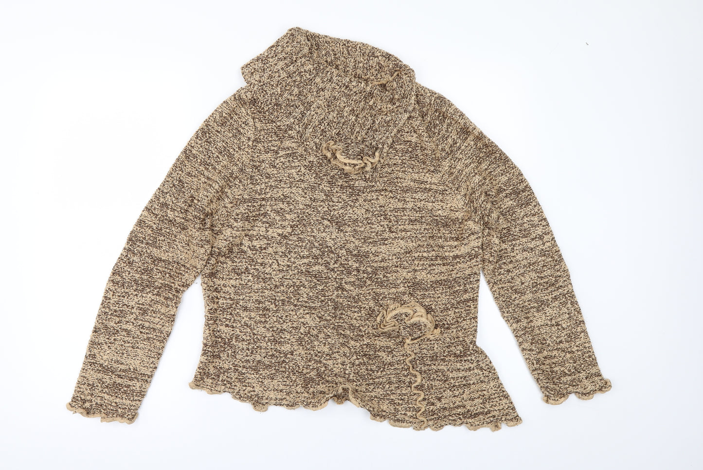 C.D.M Womens Brown   Pullover Jumper Size L