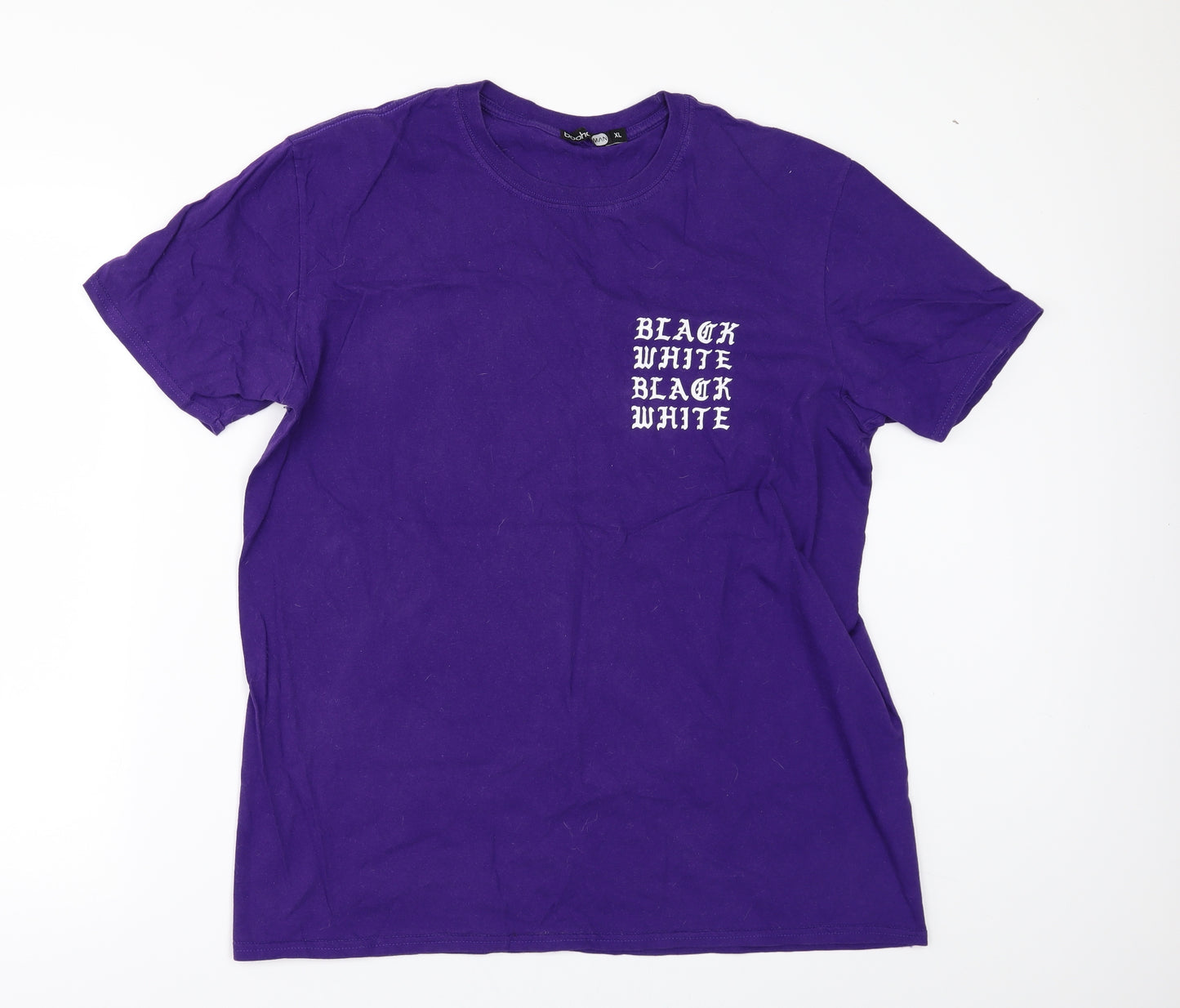 Boohoo Mens Purple    T-Shirt Size XL