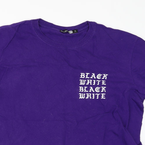 Boohoo Mens Purple    T-Shirt Size XL