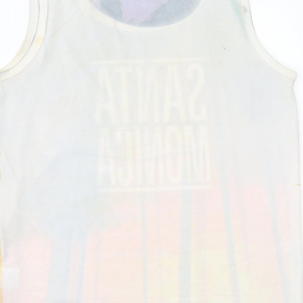 All American` Mens Multicoloured    T-Shirt Size L  - Santa Monica