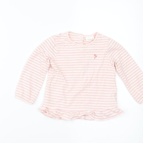 NEXT Girls Beige Striped   Pyjama Set Size 6-9 Months  - Pyjama Set