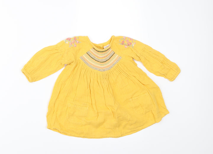 NEXT Girls Yellow A-Line Size 3-6 Months