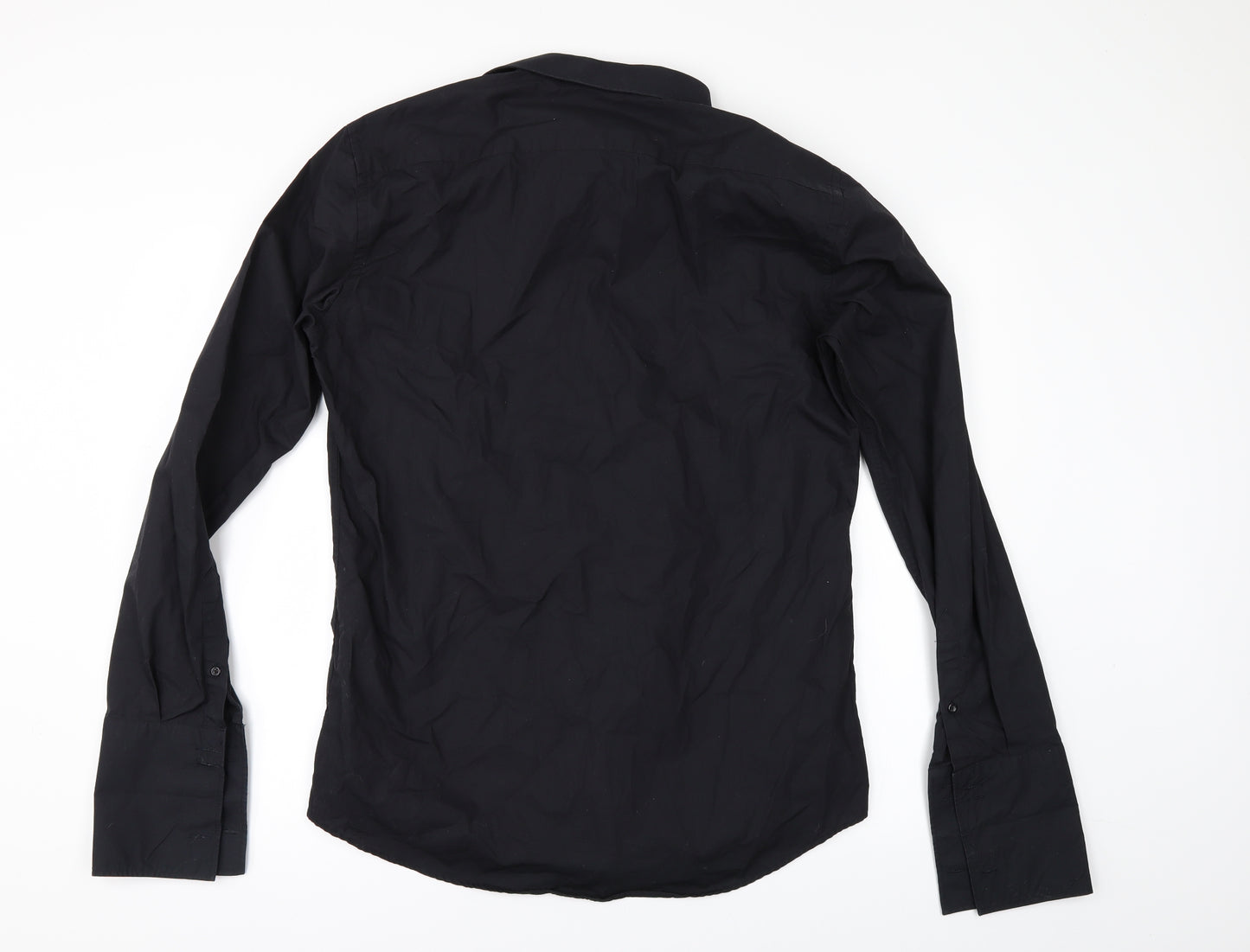 NEXT Mens Black    Dress Shirt Size 15.5