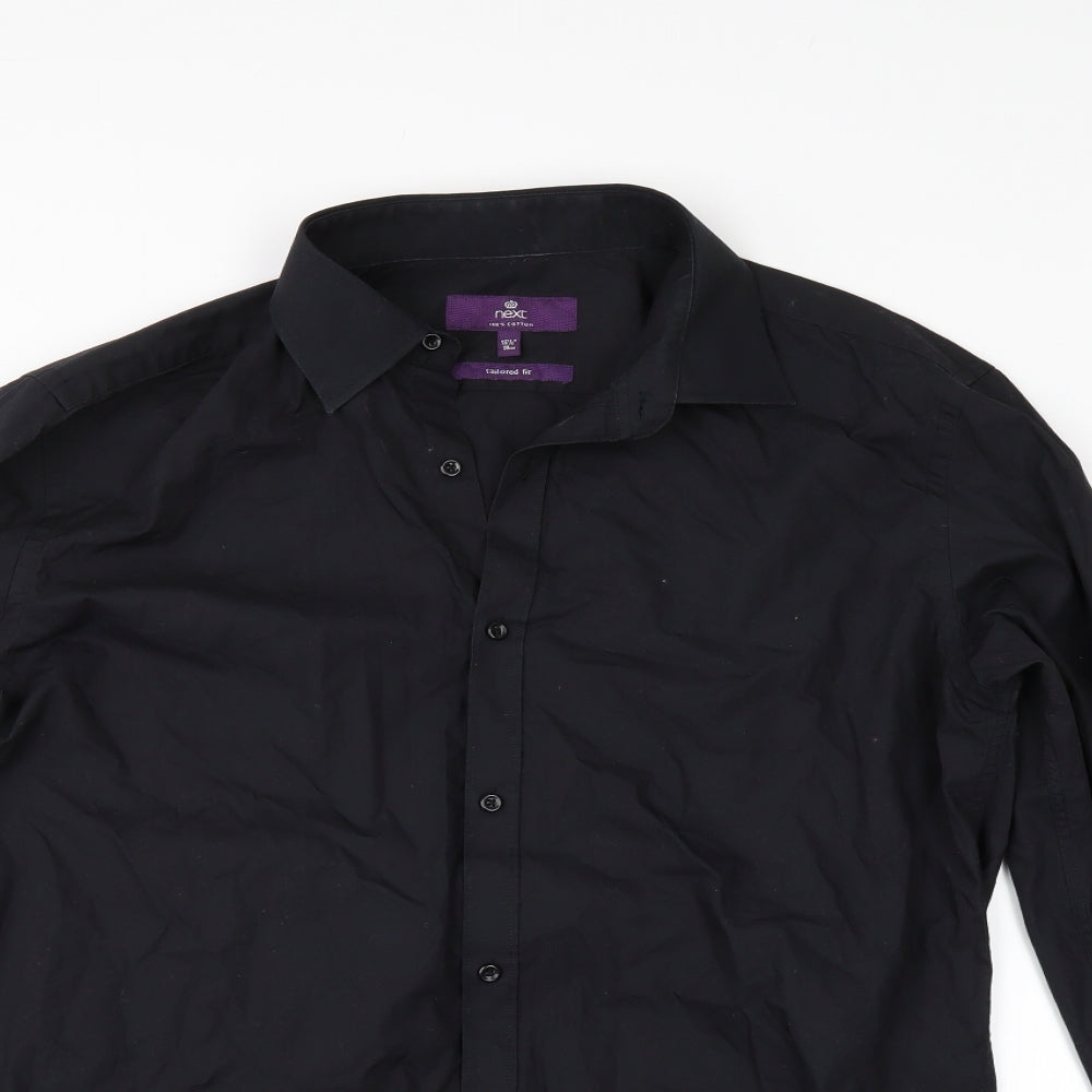 NEXT Mens Black    Dress Shirt Size 15.5