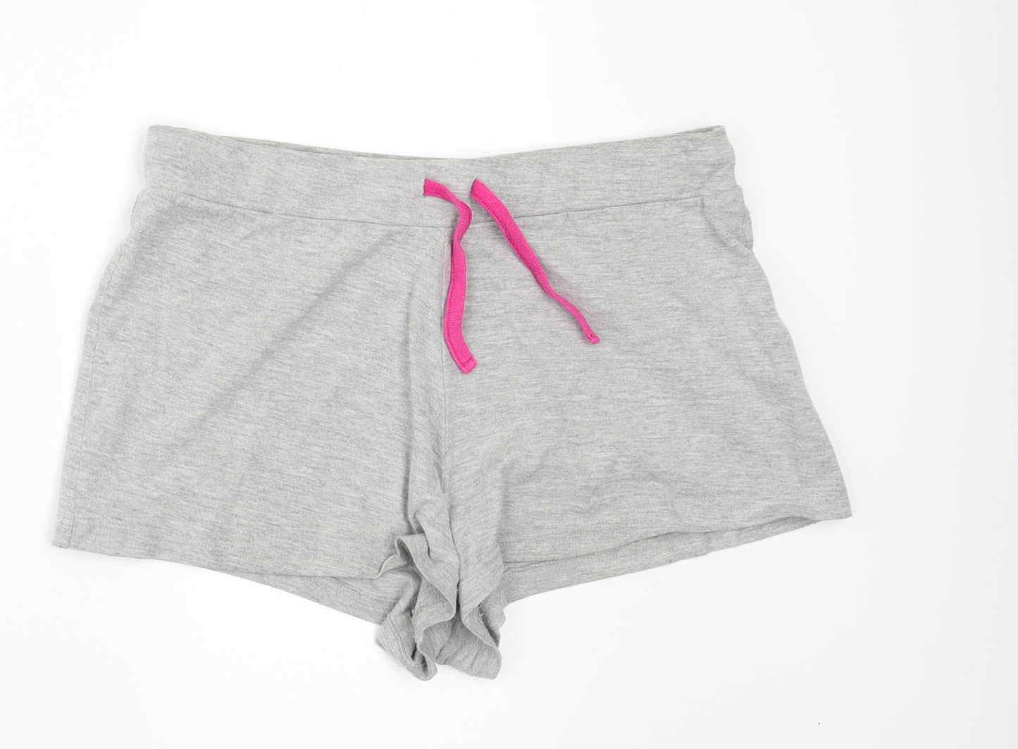 La Senza Womens Grey Solid  Top Pyjama Set Size 14  - short pyjamas