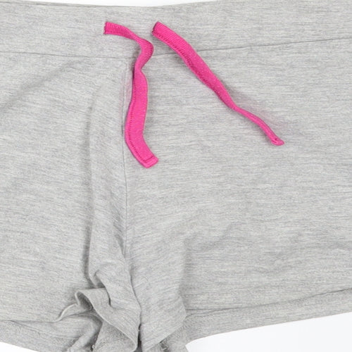 La Senza Womens Grey Solid  Top Pyjama Set Size 14  - short pyjamas