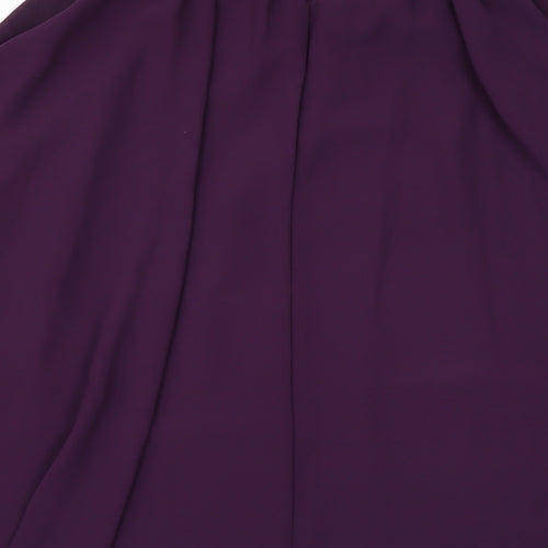 Krisp Womens Purple   Tunic Blouse Size L